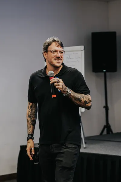 Marcelo Pinazza palestrando