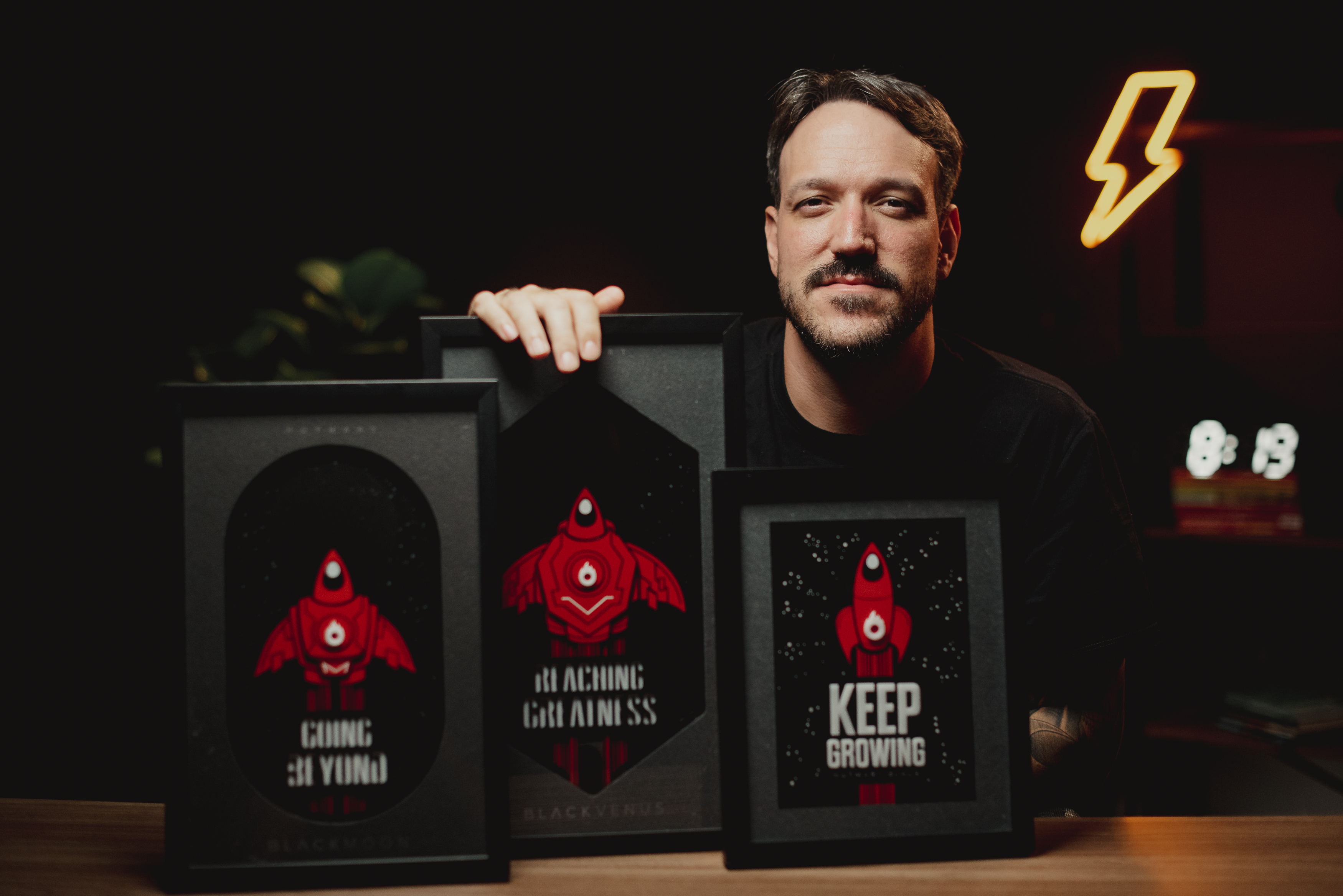 Marcelo Pinazza no escritório